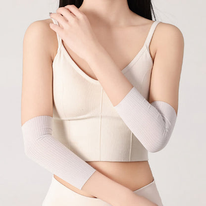 Seamless Ice Silk Arm Sleeves(2 Pairs) - image 7