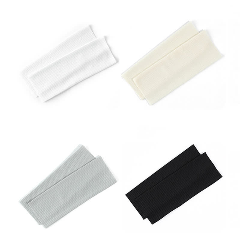 Wheat Jacquard Ice Silk Ankle Sleeves(2 Pairs) - image 2