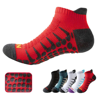 Plus Size Workout Grip Ankle Compression Socks(5 Pairs) - Multicolor - EU40-46(US7-12) - image 0