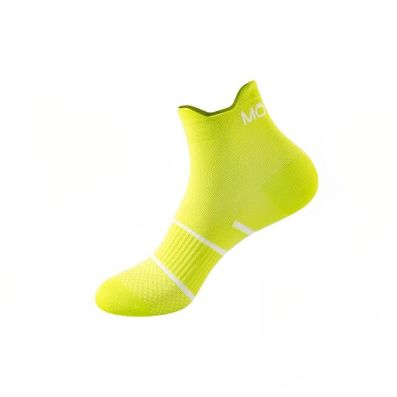 Plus Size Pinstripe Sports Ankle Compression Socks(6 Pairs) - Green - EU36-44(US3-10) - image 10