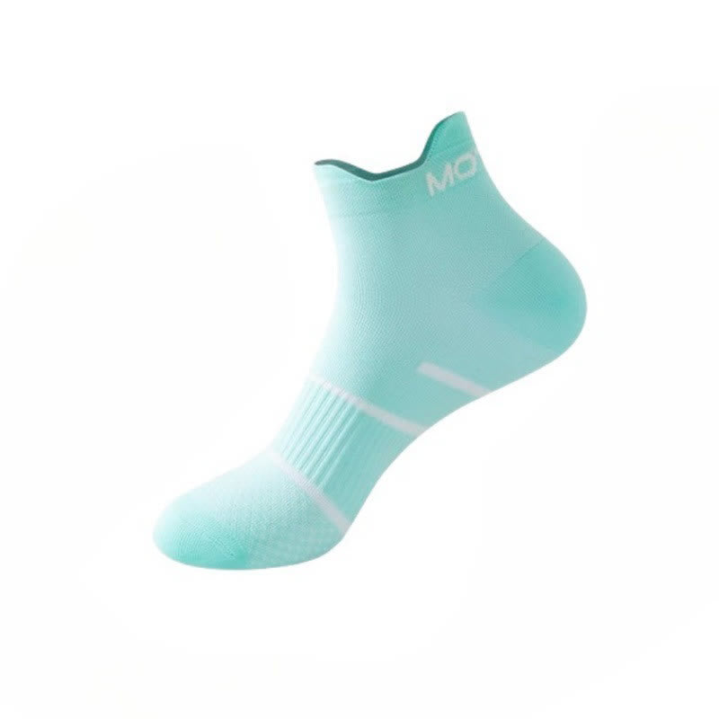 Plus Size Pinstripe Sports Ankle Compression Socks(6 Pairs) - Light Blue - EU36-44(US3-10) - image 11