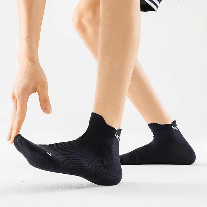 Plus Size Pinstripe Sports Ankle Compression Socks(6 Pairs) - image 5