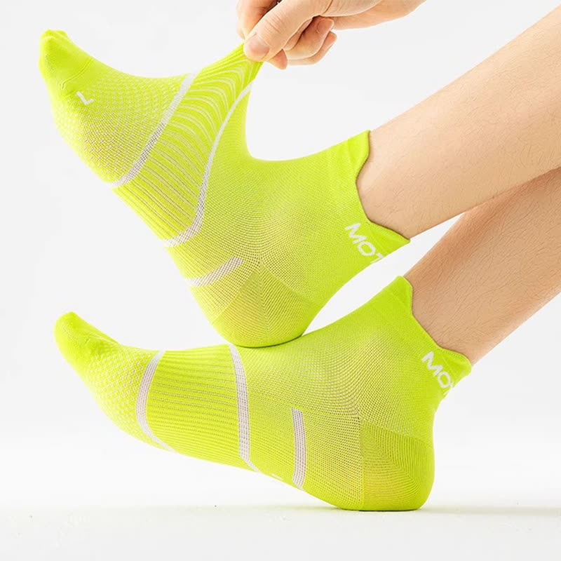Plus Size Pinstripe Sports Ankle Compression Socks(6 Pairs) - image 9