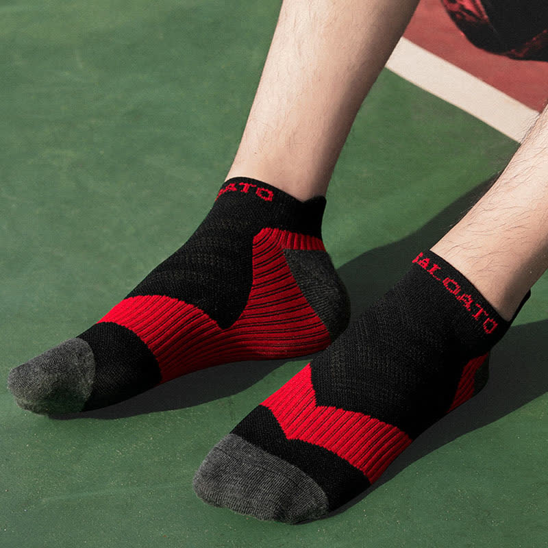 Colorblock Letter Print Ankle Compression Socks(5 Pairs) - image 2