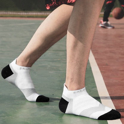 Colorblock Letter Print Ankle Compression Socks(5 Pairs) - image 5