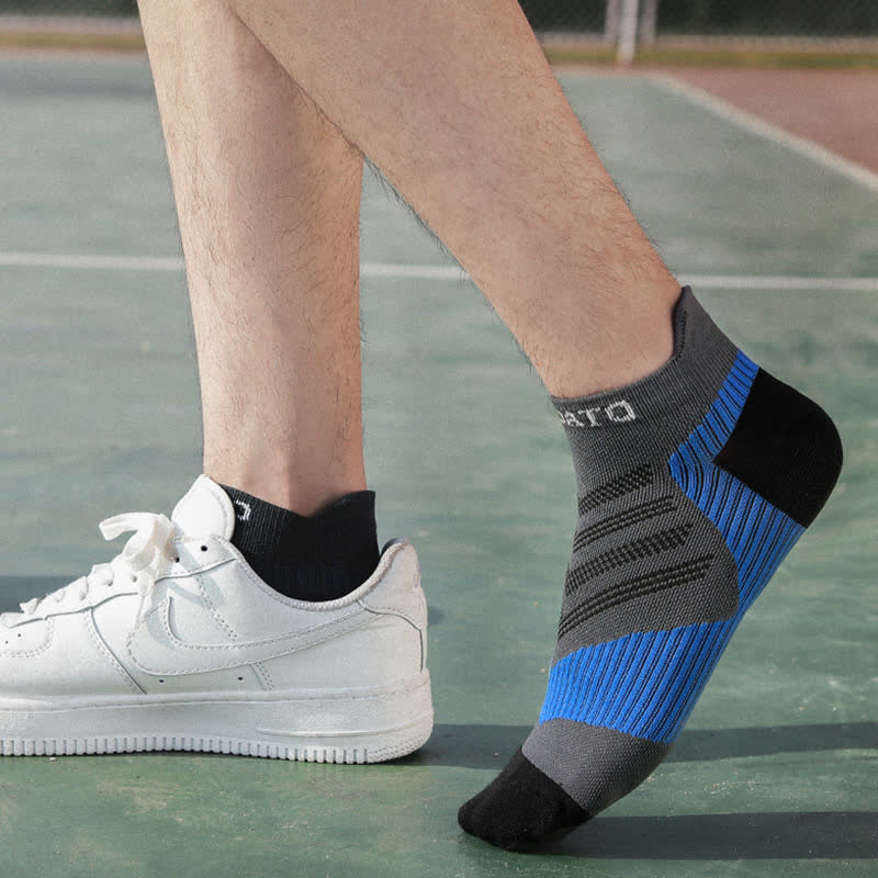 Colorblock Letter Print Ankle Compression Socks(5 Pairs) - image 10