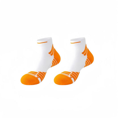 Cushioned Running Ankle Compression Socks(3 Pairs) - Orange - EU38-45(US5-11) - image 6