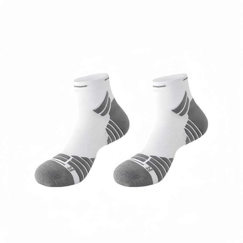 Cushioned Running Ankle Compression Socks(3 Pairs) - Grey - EU38-45(US5-11) - image 9