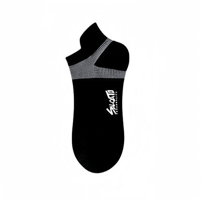 Anti-blister Cotton Athletic Ankle Compression Socks(5 Pairs) - Black - EU39-44(US6-10) - image 5