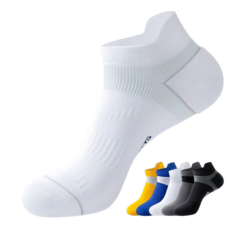 Anti-blister Cotton Athletic Ankle Compression Socks(5 Pairs) - image 1