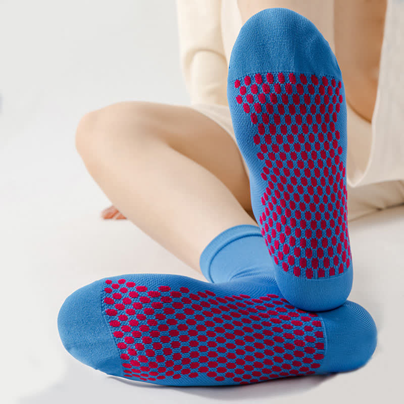 Quick-drying Sports Quarter Compression Socks(4 Pairs) - image 5