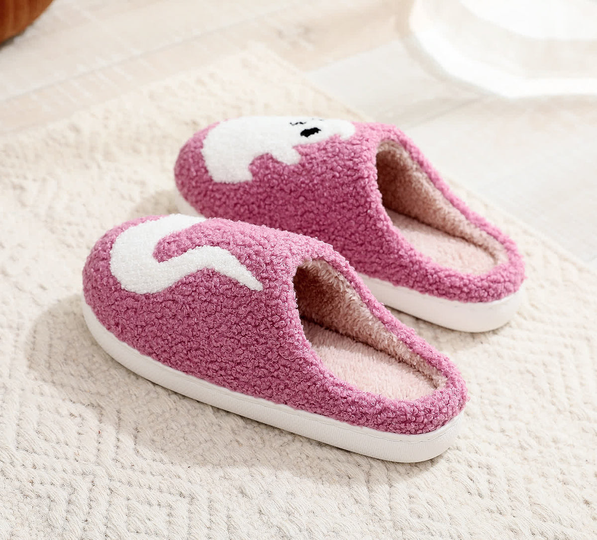 Plus Size Halloween Purple Ghost Slippers - image 10