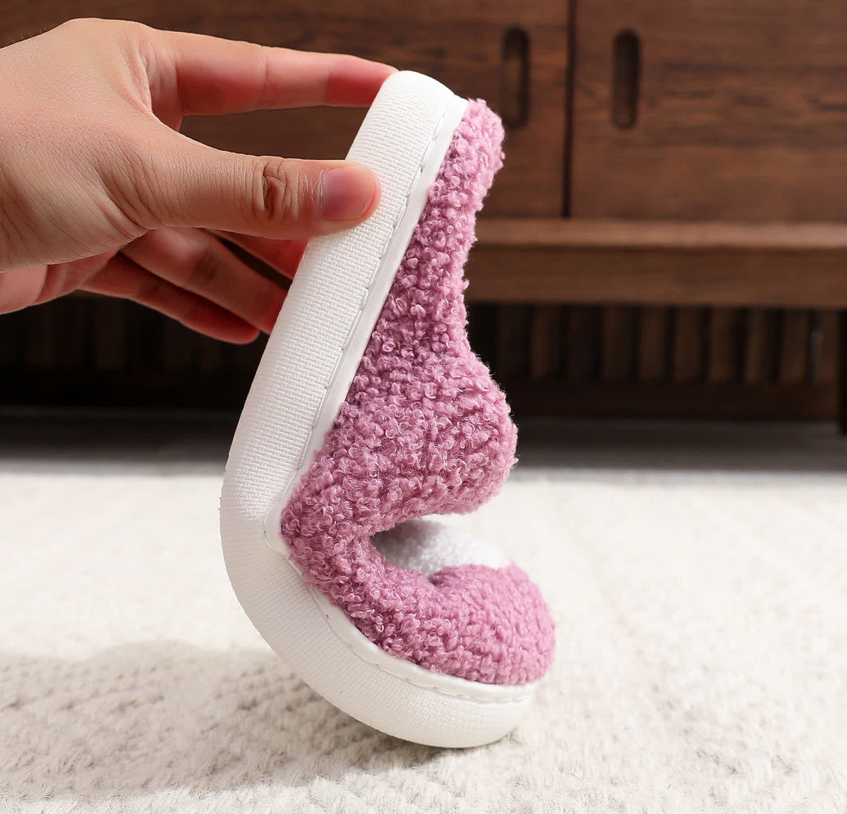Plus Size Halloween Purple Ghost Slippers - image 13