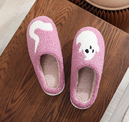 Plus Size Halloween Purple Ghost Slippers - image 9