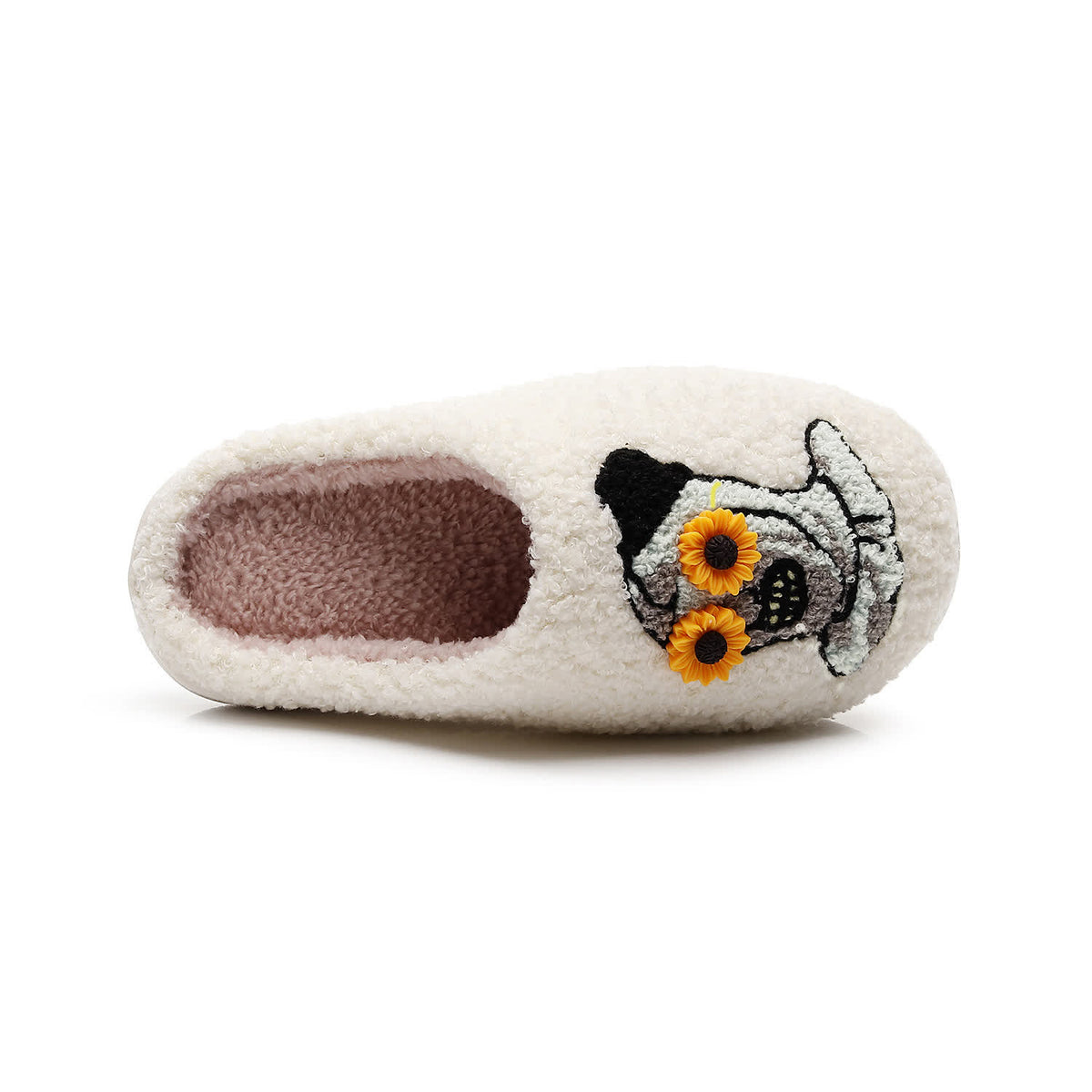 Halloween Skull Slippers with Flower Glasses - image 16