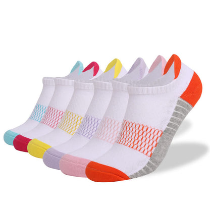 Cotton Comfy Non-slip Ankle Compression Socks(6 Pairs) - Multicolor - EU39-42(US6-8.5) - image 1