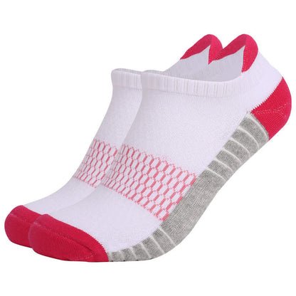 Cotton Comfy Non-slip Ankle Compression Socks(6 Pairs) - Red - EU39-42(US6-8.5) - image 6