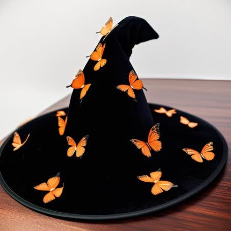 Plus Size Halloween Butterfly Witch Hat - image 3
