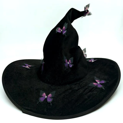 Plus Size Halloween Butterfly Witch Hat - image 1