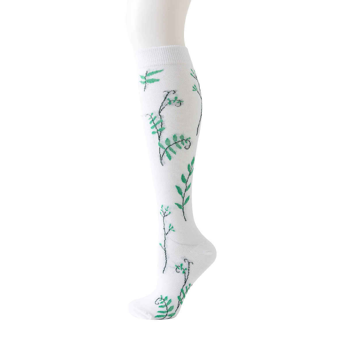 White Floral Series Compression Socks(6 Pairs) - image 5