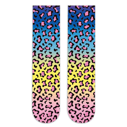 Wild Leopard Camouflage Print Knee High Socks(5 Pairs) - E - EU36-42(US3-8.5) - image 14