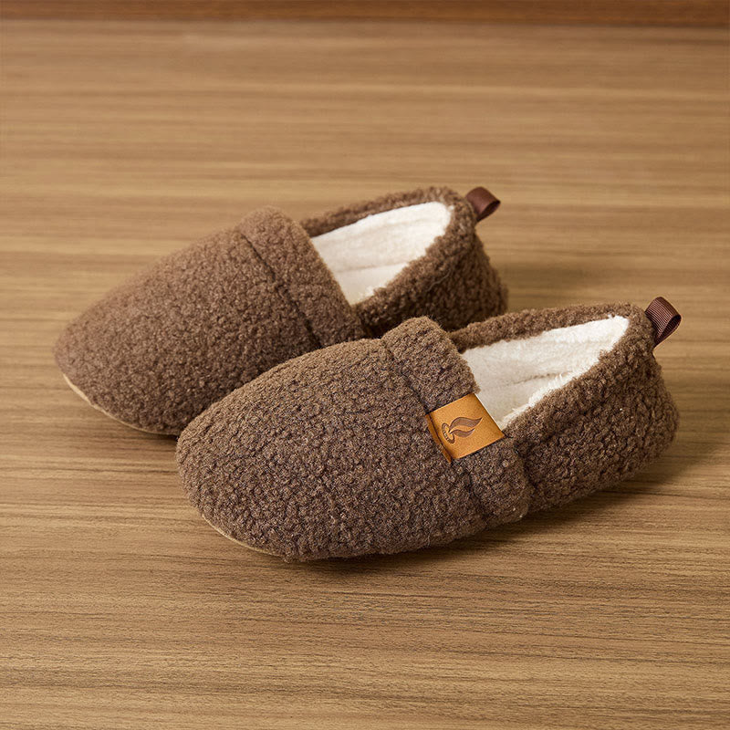 Plus Size Warm Wear Resistant Slippers - Brown - EU44-45(US10-11) - image 6