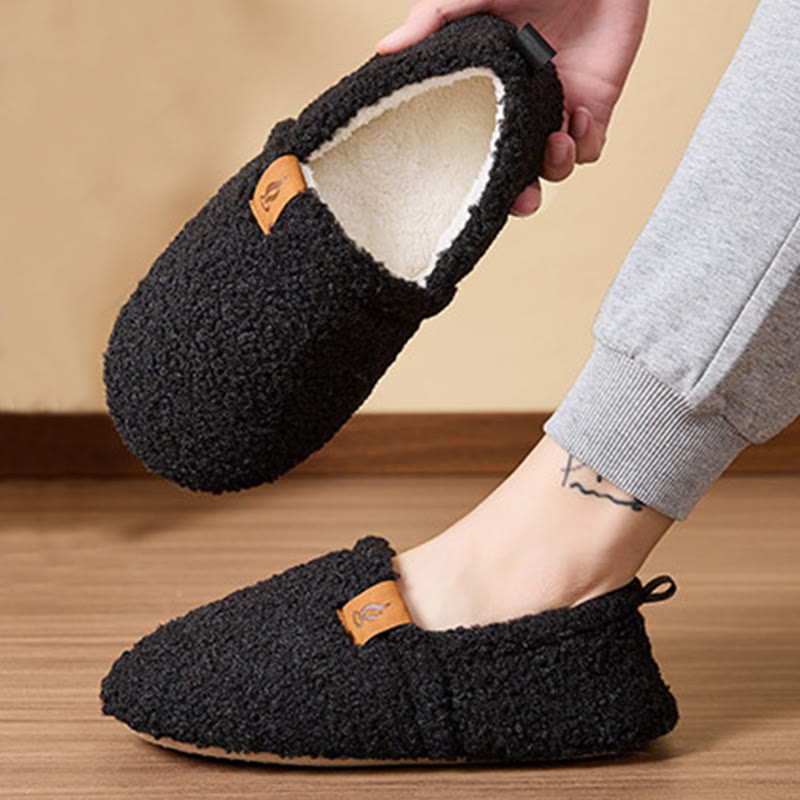 Plus Size Warm Wear Resistant Slippers - image 0