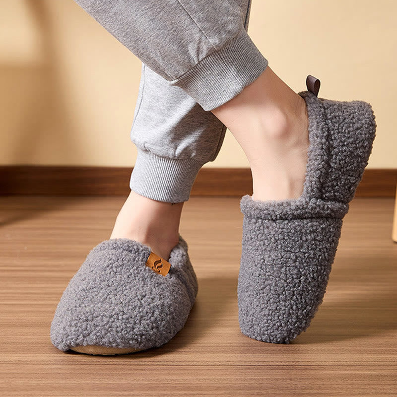 Plus Size Warm Wear Resistant Slippers - image 1