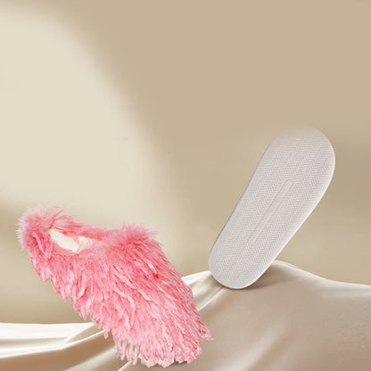 Plus Size Fluffy Fur Slippers - image 8