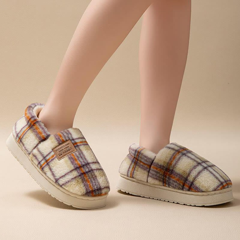 Plus Size Grid Design Slippers - image 3