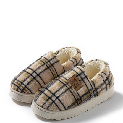 Plus Size Grid Design Slippers - Grey - EU44-45(US10-11) - image 13