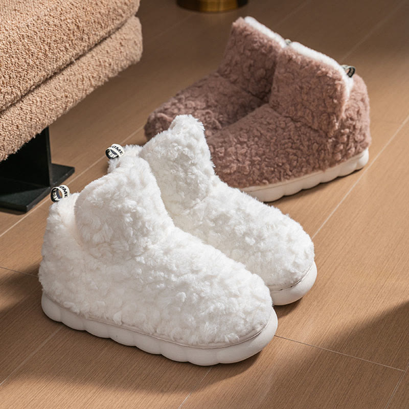 Plus Size Simple High Top Slippers - image 5