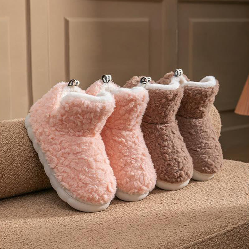Plus Size Simple High Top Slippers - image 11
