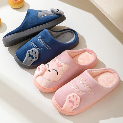 Plus Size 3D Cartoon Cat Slippers - image 9