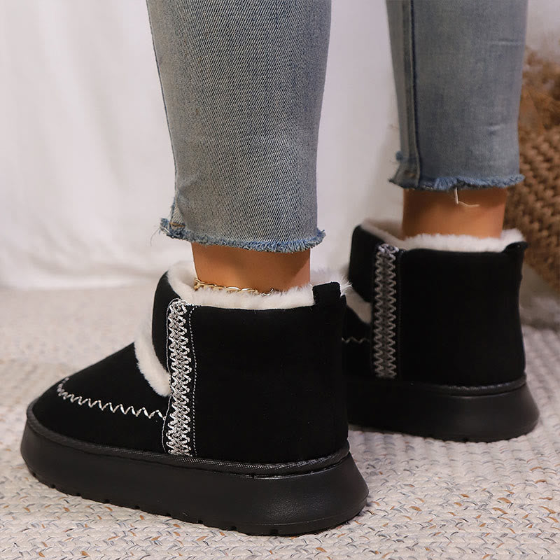 Plus Size Lace Ethnic Style Slippers Boots - image 3