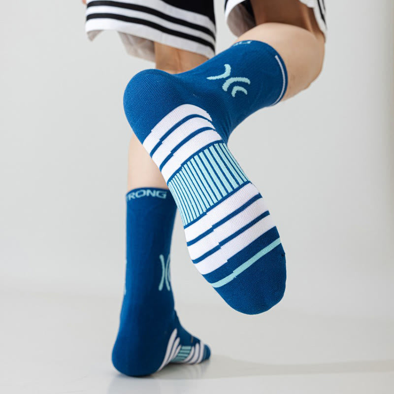 Plus Size Seamless Quarter Compression Socks(5 Pairs) - image 5