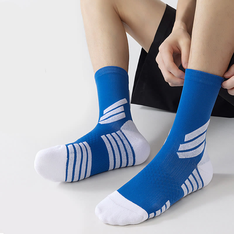 Plus Size Basketball Quarter Compression Socks(5 Pairs) - image 3
