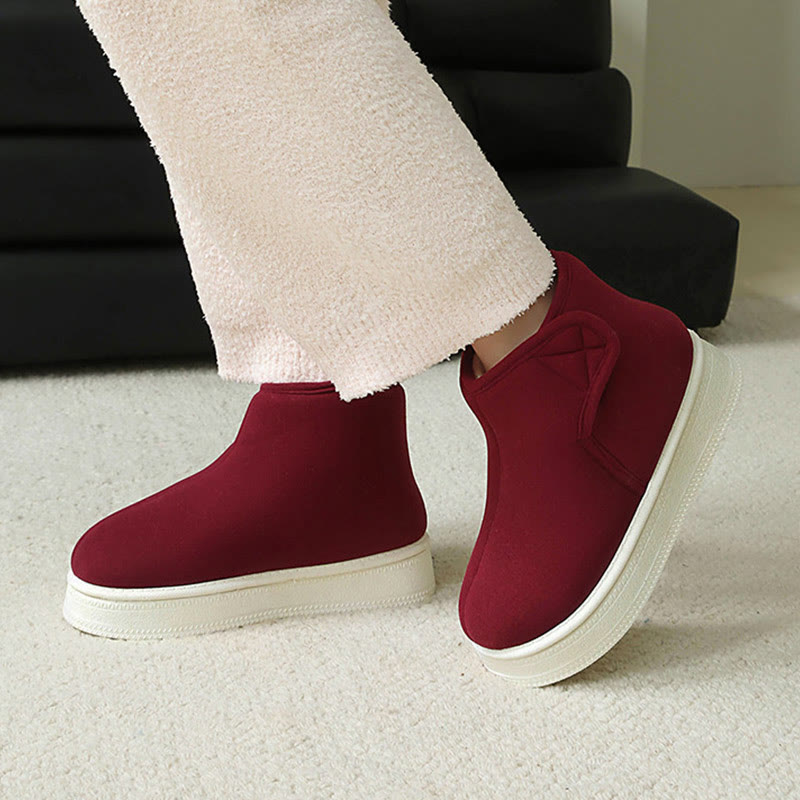 Plus Size Solid Color Durable Slippers - image 3