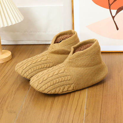 Plus Size Foldable Design Slipper Socks - Khaki - EU40-43(US7-9) - image 13