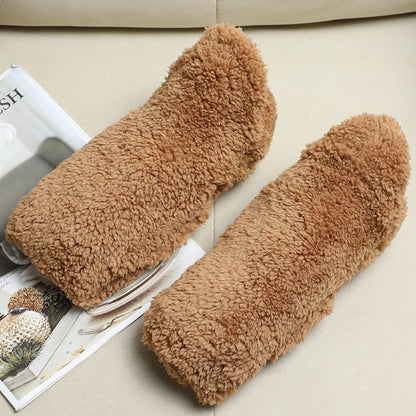 Plus Size Snowflake Slipper Socks - image 18