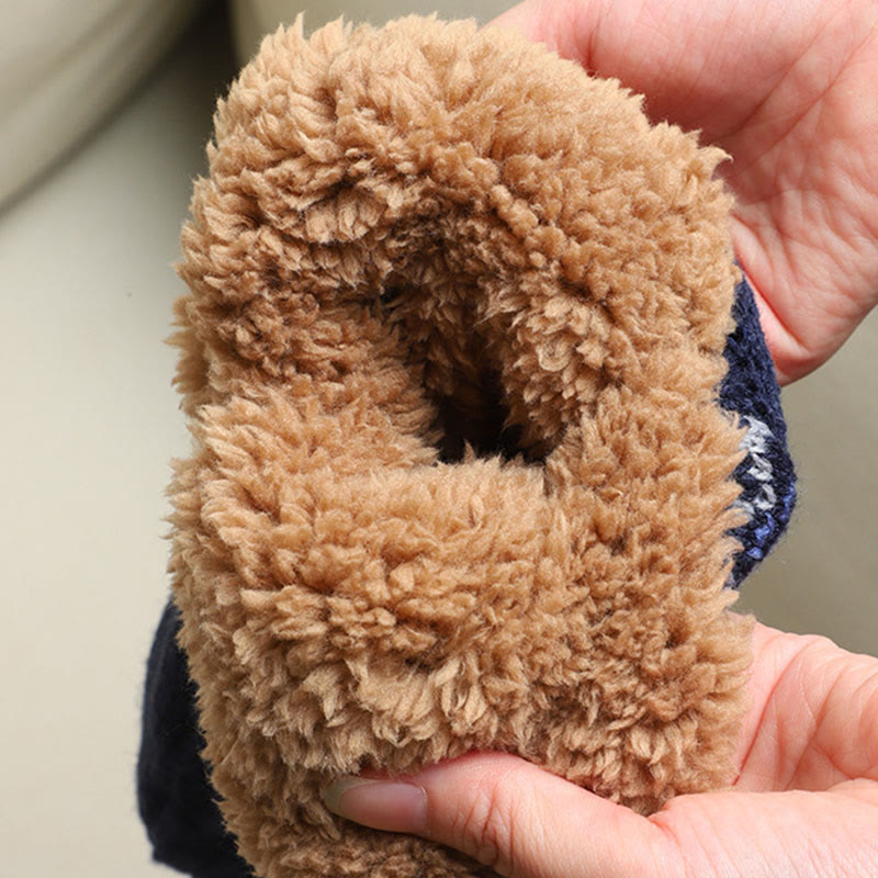 Plus Size Snowflake Slipper Socks - image 17