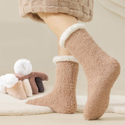 Plus Size Skin Friendly Feel Slipper Socks - image 1