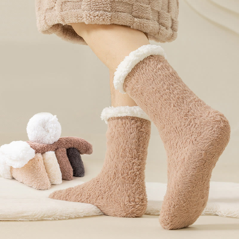 Plus Size Skin Friendly Feel Slipper Socks - image 1