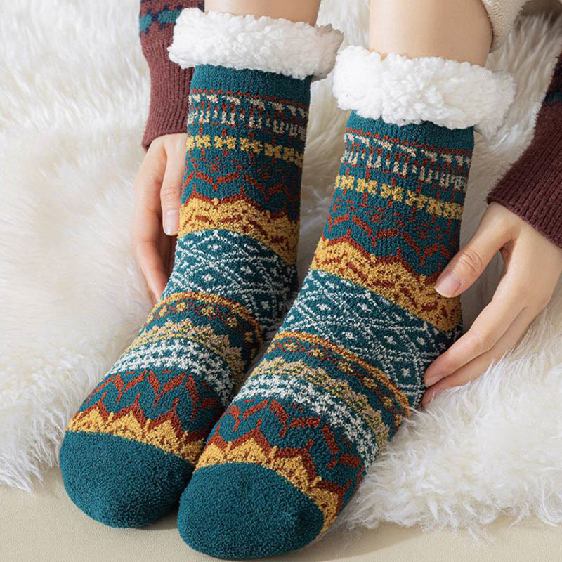 Plus Size Ethnic Style Slipper Socks - image 7