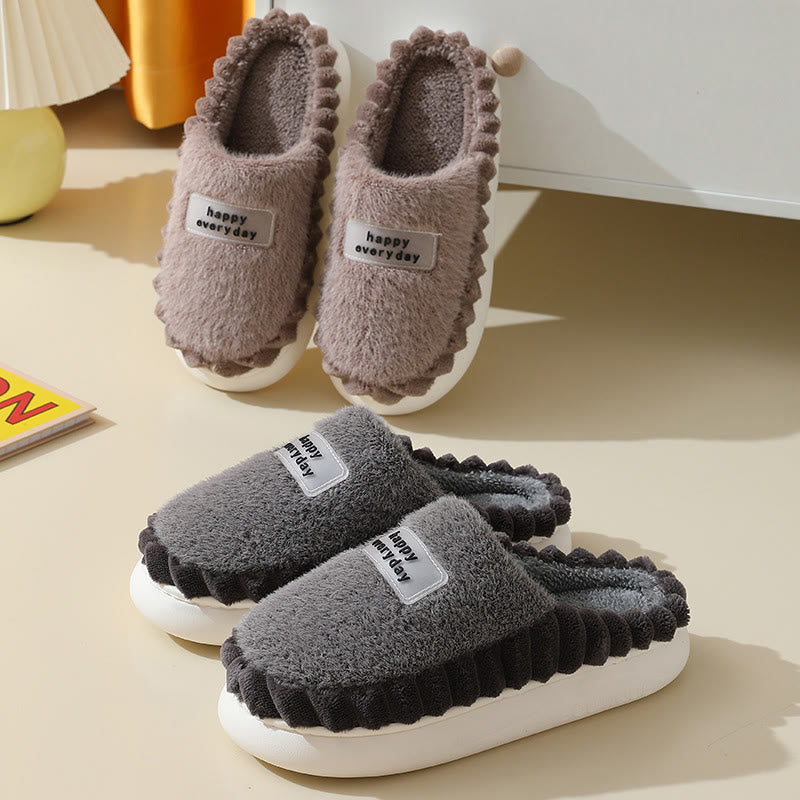 Plus Size Happy Everyday Slippers - image 1