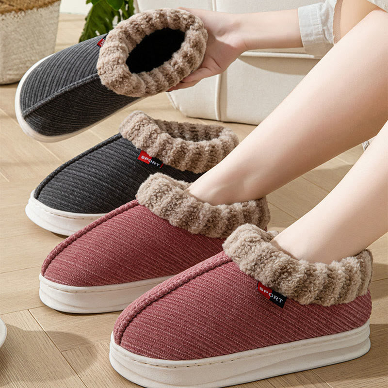 Plus Size Soft Plush Slippers - image 2