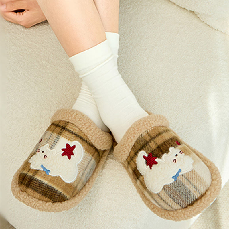 Plus Size Cute Cat Slippers - image 1