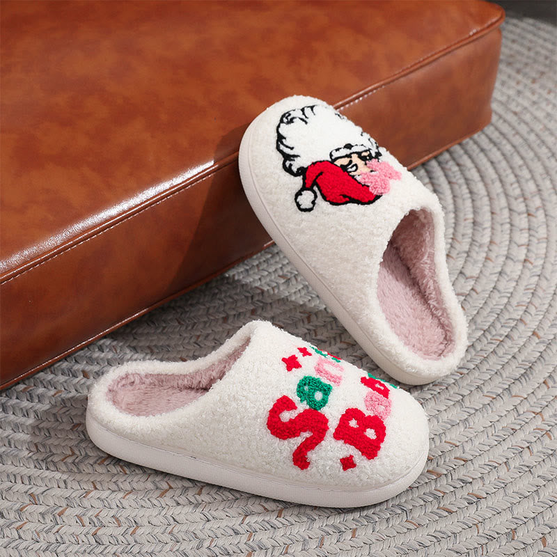 Plus Size Santa Baby Slippers - image 4
