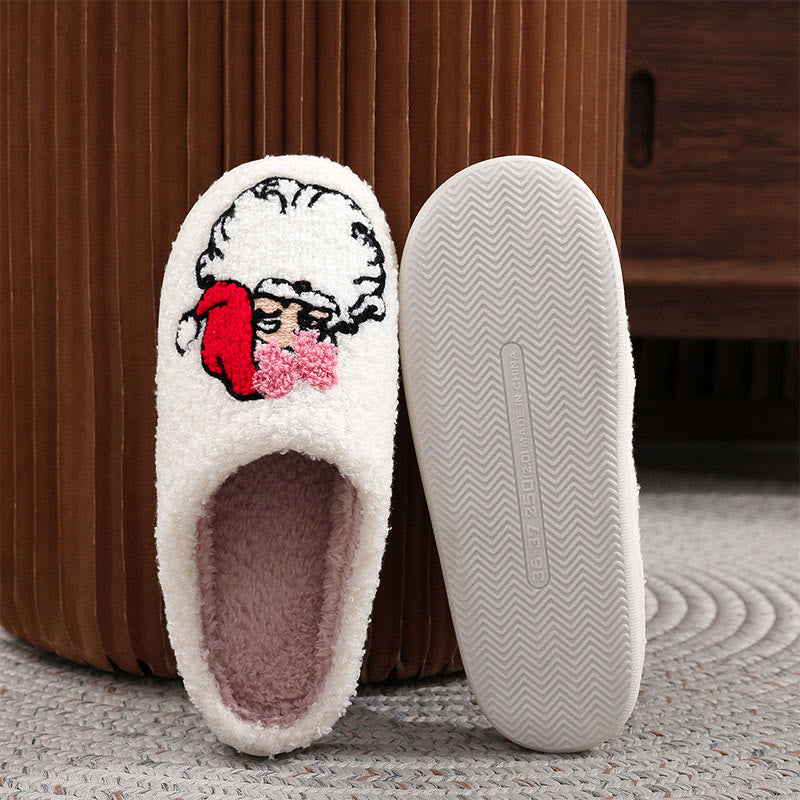 Plus Size Santa Baby Slippers - image 5