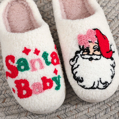 Plus Size Santa Baby Slippers - image 3